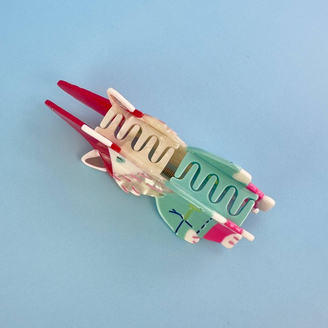 GARDEN CAT GNOME - Hair Claw