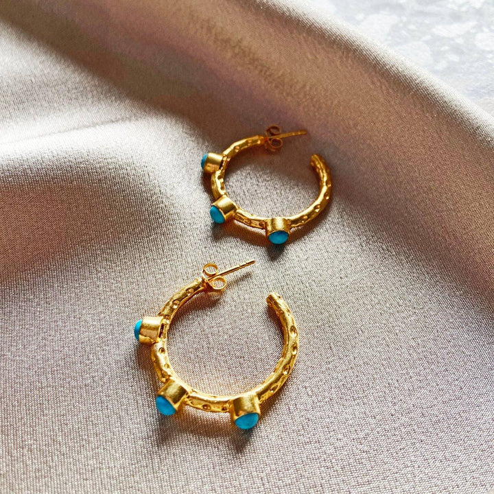 Mini Cruise Turquoise Hoops