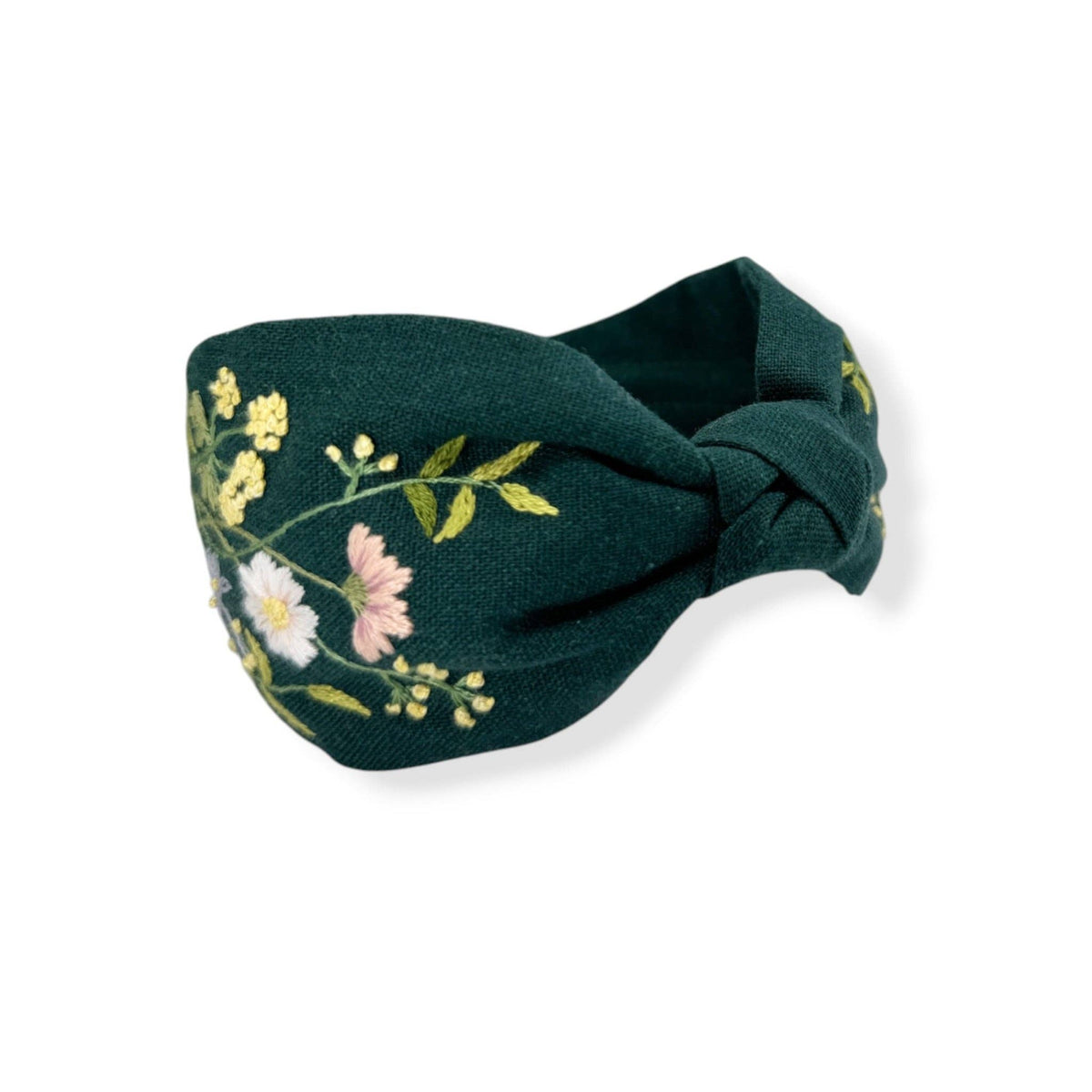 Forest Muse Hand Embroidered Headband