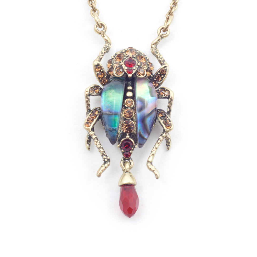 Bejewelled Beetle Pendant