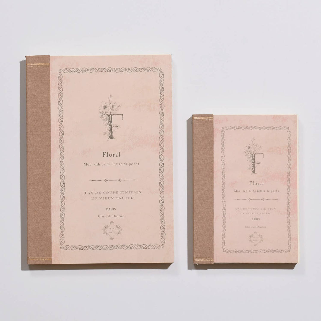 B5 Rough NoteBook: Floral | Vintage Style Journal 7"x10"