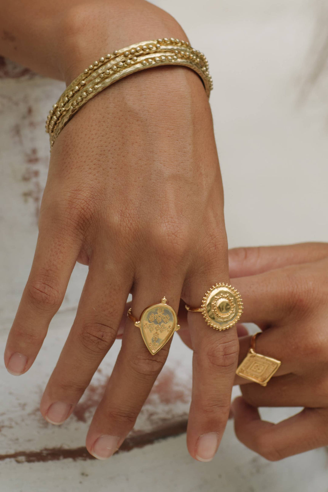 Nahla ring - 22k vermeil