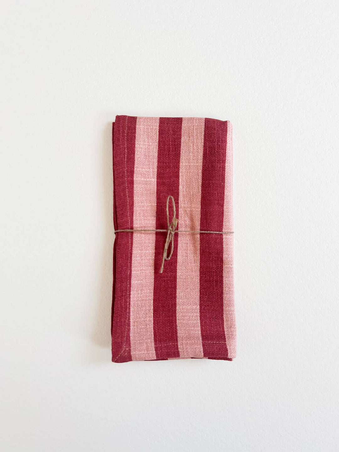 Jaipur Stripe Napkin, Pomegranate