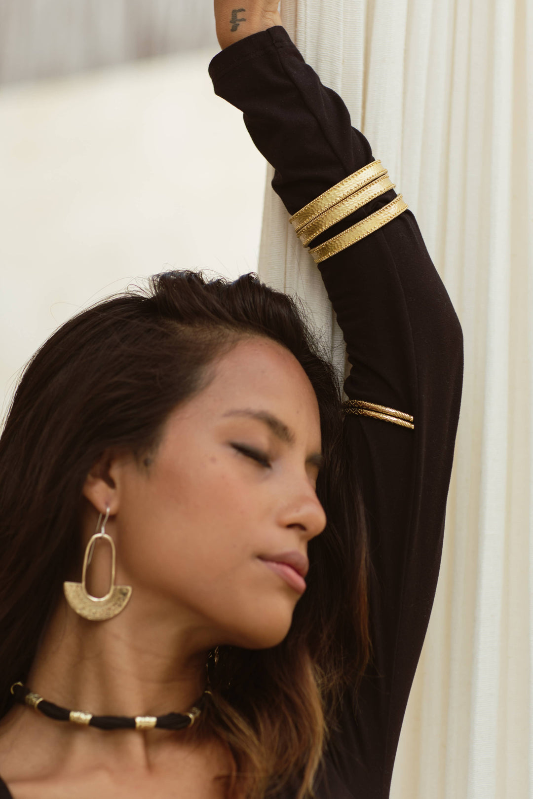 Italian bangle set - Brass