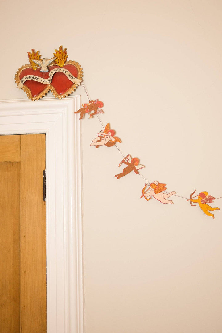 Cupid Sewn Garland for Valentine's Day