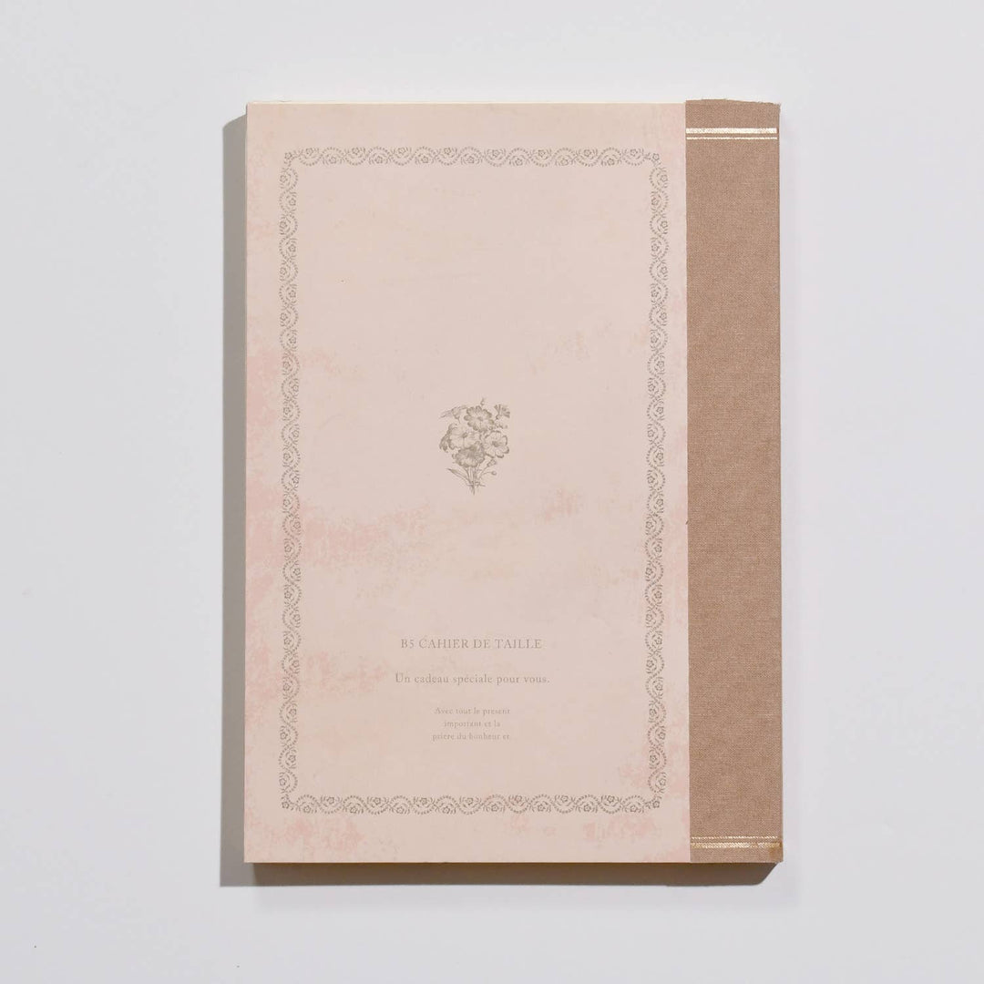B5 Rough NoteBook: Floral | Vintage Style Journal 7"x10"