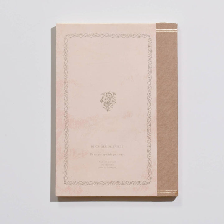B5 Rough NoteBook: Floral | Vintage Style Journal 7"x10"