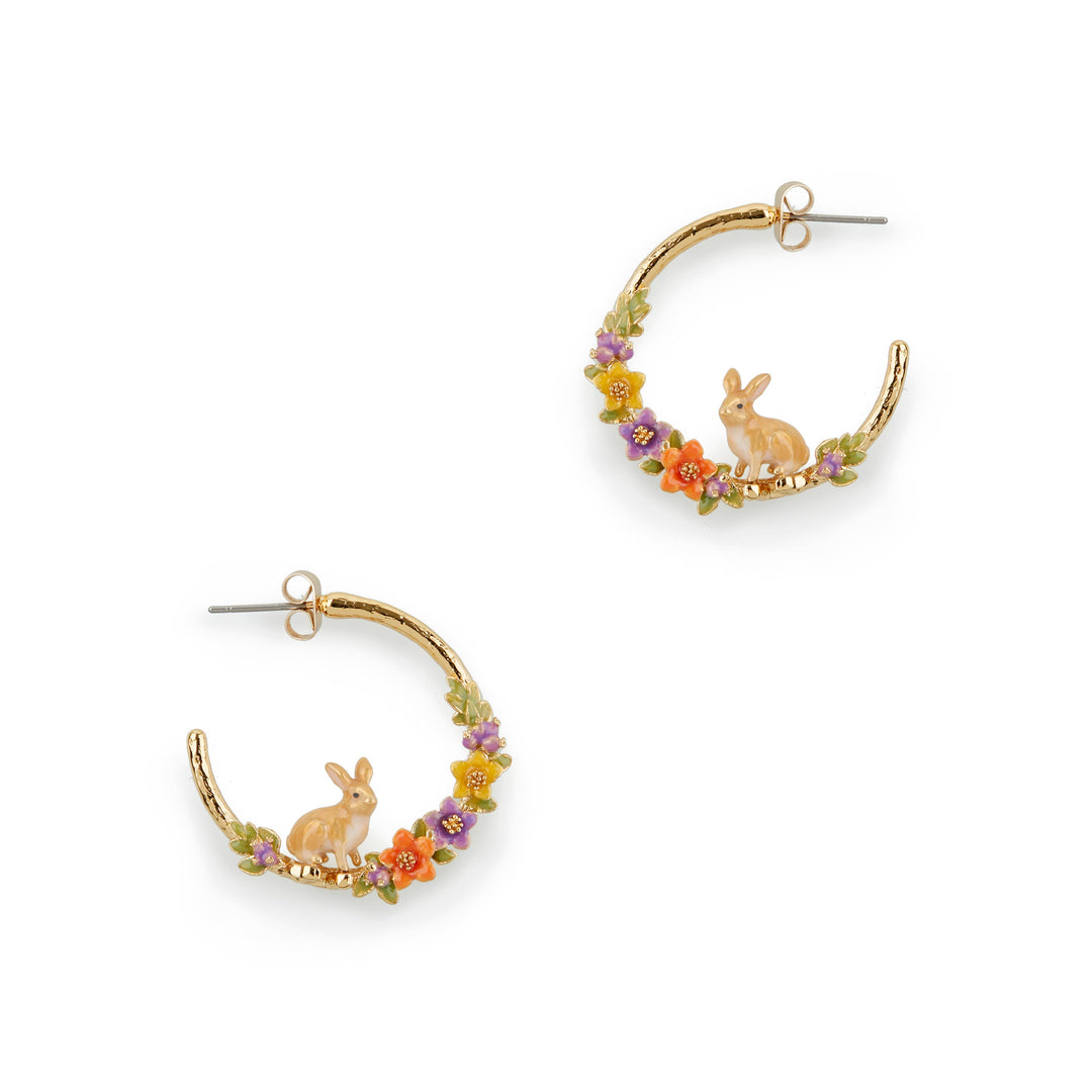 Enamel Rabbit Hoops