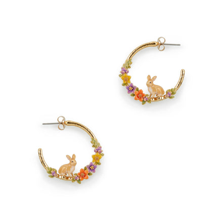 Enamel Rabbit Hoops